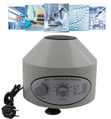 ECUTEE Centrifugeuse de laboratoire centrifugeuse de table 20 ml x 6 tubes, petites centrifugeuses électriques de table pour la recherche scientifique dans les écoles de laboratoire