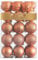 Art Beauty Autumnal Christmas Baubles Christmas Tree Decoration Ornaments 30pcs Shatterproof Balls for Xmas Hanging Decorations Festival Holiday Decor