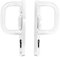 UAP Sliding Patio Door Handles with Comfortable Grip 219mm (White Powder Coated)