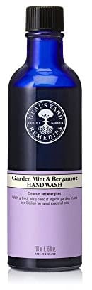 Neal's Yard Remedies Garden Mint & Bergamot Essential Oils Hand Wash – No Pump | Vegan Hand Wash Made with Organic Ingredients | Protects Skin from Dryness | 200ml