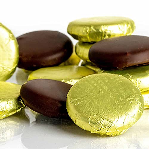 Whitakers Dark Chocolate Creams - Yellow Foiled Fondant Cremes (Ginger, 1200g)