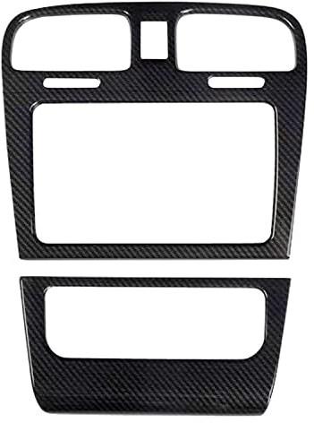 Autophoton pour Golf 6 MK6 GTI GTD R 2008-2012 Panneau de commande central intérieur Protection en fibre de carbone