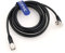 Eonvic Câble d'antenne GPS TNC vers TNC 90 degrés flexible RG223 pour récepteurs GNSS/GPS (6 m)