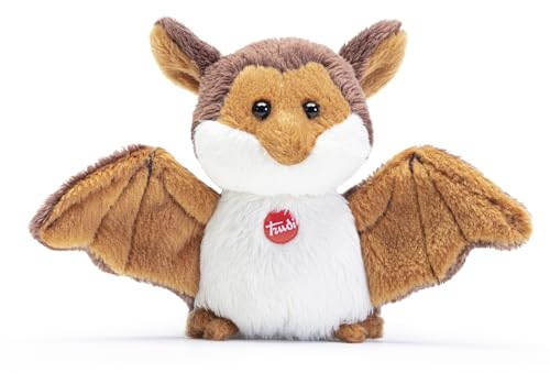 Trudi 52236 Sweet Collection Mini Plüsch Fledermaus ca. 9 cm (XXS) Stofftier mit weichen Materialien und liebevollen Details, Plüschtier mit detaillierten Flügelchen, waschbar, Kuscheltier für Kinder