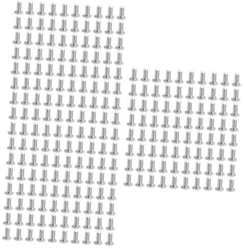 DOITOOL 600 Stk Schalttafel Schrauben Frontplattenschrauben Auslassschrauben Teile Lange Elektroschraube Elektrische Plattenschrauben Kohlenstoffstahl Gewidmet Steckdosenabdeckung