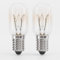 greate 2X Fridge Bulb 15W Screw E14 Warm White - Fridge Bulbs for Sewing Machine, Salt lamp, Freezer, Refrigerator - Sewing Machine Bulb 15W Screw with T22, 90 Lumens & 2700K - Fridge lamp