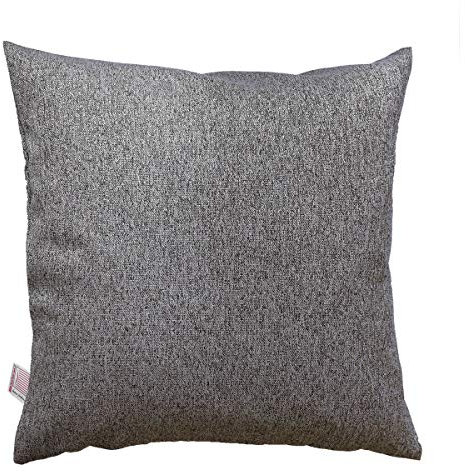 SeGaTeX home fashion Edle Kissenhülle grau Uni passend zu Landhaus-Serien Alpin und Albergo 40x40 cm