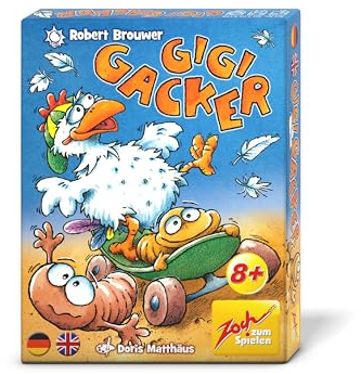 Zoch 601105178 Gigi Gacker (Kartenspiel ab 8 Jahre) - turbulentes Hühner-Familienspiel für 2-5 Spieler