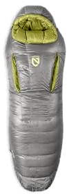 Nemo Damen Riff Endless Promise Daunenschlafsack 15F °, Titan, Regular