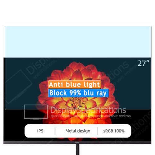 Vaxson 2 Stück Anti Blaulicht Schutzfolie kompatibel mit ChiQ 27P626F 27 Monitor Display Bluelight folie folien Displayschutzfolie ( nicht Panzer Schutz Glas folie SchutzGlas nicht PanzerGlas )