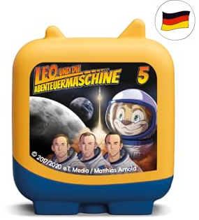 tonies Clever Toniebox, Leo und die Abenteuermaschine – Leo und die Mondlandung, Wissens-Hörspiel für Kinder ab 6 Jahren, Spielzeit ca. 64 Minuten