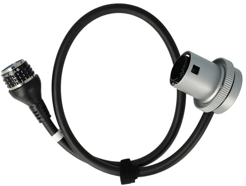 vhbw OBD Adapter OBD1 38Pin auf Rundstecker 41Pin kompatibel mit Mercedes-Benz S202 (1996-2000) Auto, PKW - Verbindungsadapter