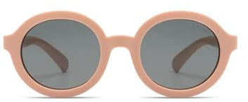 KOMONO Bebe Baby Kinder Runde Sonnenbrille mit UV-Schutz und kratzfesten Gläsern, Für Babys, Unisex Mädchen und Jungen im Alter von 0-1