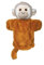 EcoBuddiez Hand Puppet - Eichhörnchen AFFE von Deluxebase. AFFE Plüsch Handpuppen für Kinder. Eco-Friendly Tier Spielzeug Puppe für Pretend Play und Kinder Geschenke.