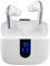 iggual - Auriculares Inalámbricos Bluetooth 5.3 con Micrófono, Cancelación de Ruido y Control Táctil - Incluye Estuche de Carga Tipo C con Pantalla (Blanco)