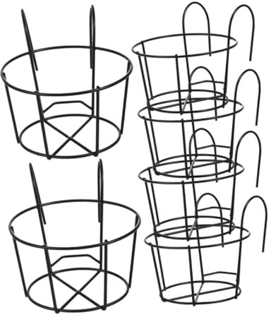 CAXUSD 6piezas Estante Colgante para Flores Soporte De Hierro para Jardinera Colgador De Pared para Interior Soportes para Jardineras De Ventana