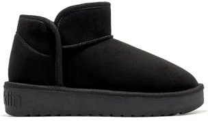 D.Franklin - Damen Winter-Australische Stiefel mit Innenfutter aus Fell - Nordic Low Basic