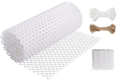 KITANDOVE Plant Poles Mesh for Climbing Moss Poles Mesh Kit Garden Netting Climbing Plant Support