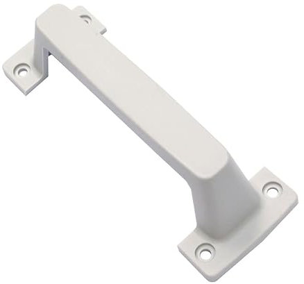 cyclingcolors Manija de puerta de garaje de PVC blanco de 46 mm