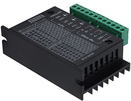 Stepper Motor Treiber, Micro -Schritt TB6600 CNC Controller -Encoder DC9 24V Digitale Schrittdrehzahlregler 3D Druckerzubehör für 2 Phasenschritt