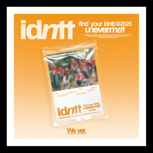 (WE Ver.) IDNTT UNEVERMET 1st Mini Album Photo Book+Poster+Event Objekt+etc SEALED