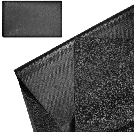 Romon Antirutschmatte Auto, 120x100cm Schwarz PVC Kofferraum Schutzmatte, Steinmuster Anti-Rutsch Wasserfest, Widerstandsfähig & Zuschneidbar, Universell für Küche Kofferraum Wohnmobil Waschmaschine