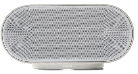 Denon Home 600 Smart Bluetooth Lautsprecher mit HEOS, Dolby Atmos Music, Musikbox Kabellos, Hi-Res Audio, 8 Treiber Array, Stereopaar-Funktion, WLAN, AirPlay 2, Premium Sound & Multiroom - Stone