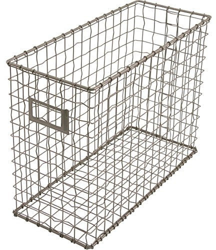 Advantus Tim Holtz Storage Studios Wired File Basket, Multi-Colour, 15.24 x 38.1 x 25.4 cm