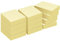 ZCZN 38 x 51 mm Sticky Notes, Yellow Self-Stick Memo Note Pads, 100 Sheets/Pad, Small Size, 12 Pads