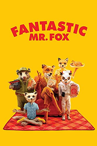 Filmposter Fantastic Mr Fox, glänzend, A4 210 × 297 mm
