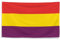 Gemelolandia | Bandera España Segunda República 90x150cm | Del Mundo, de Países, Nacionales y Autonómicas de España Para Decoración de Cualquier Espacio