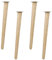 4 Stück Massivholz Konisch Ersatz Möbelfüße Möbelbeine,Schräge Holz Tischbeine,Eiche für Stühle,für Sofa,Bett,Schrank,Couch,Stuhl,mit Montageplatten und Schrauben,Holzfarbe(65cm(25.6in))