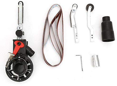 Adaptateur de tête de ponçage pour meuleuse d'angle-Mini ponceuse à bande pour meuleuse d'angle électrique(M14)