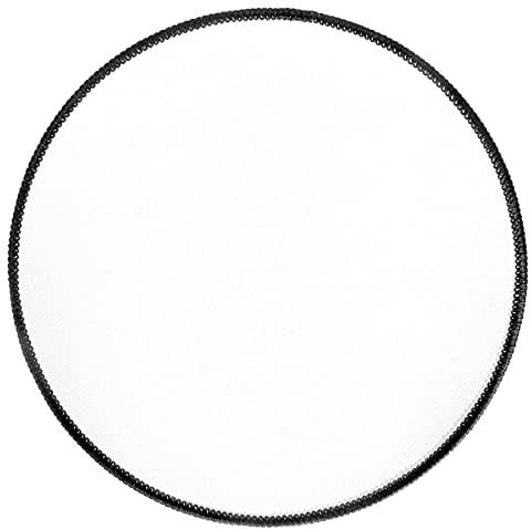 Qisan Gaming Mouse Pad/Mat for Computer Laptop 8.66x8.66x0.07 Keyboard Pad Desk Pad with Anti-slip Rubber Base Round Mouse Pad Mat-White