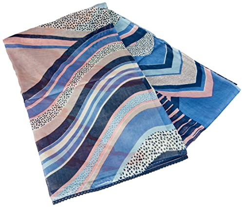 Unmade Copenhagen Womens Palma Scarf Scarves, Light Blue, One Size
