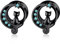 XINHE 1 Paar Schraube Ohr Tunnel Tunnel Stopfen Edelstahl Niedliche Katze Ohr Messgeräte Expander Stretcher Retro Piercing Schmuck,Schwarz,8mm(0g)