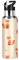 Fox WR79I Wasserflasche mit Strohhalm-Deckel, 600 ml, vakuumisolierte Edelstahl-Wasserflasche, auslaufsicher, BPA-frei, Cartoon-süßer roter Fuchs