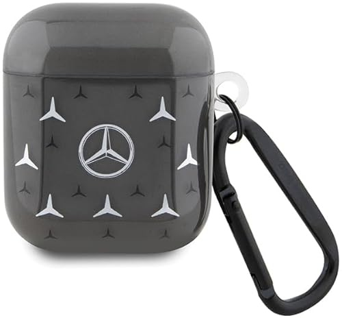 Mercedes MEA28DPMGS Hülle für AirPods 1/2 Cover Schwarz Large Star Pattern