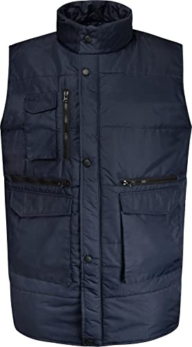 Kam Men's Military Multi Pocket Gilet Jacket Size 2XL to 8XL