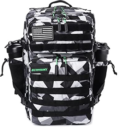 ELITRAINX Mochila 45L Táctica Militar USA Impermeable Deporte, Cabina Avión, CrossTraining, Aire Libre Deportes Gimnasio Portatil by ELITEX TRAINING (Hulk)