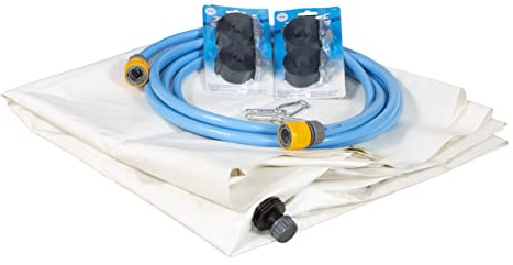 Leak Diverter Tarp 1 x 1m White and Fittings