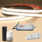 Planetitaly Smart LED-Streifen wasserdicht IP68 Linear COB flexibel Neon Flex dimmbar 24V Sprachsteuerung WiFi Alexa Google Licht Türkisches Bad Sauna Duschkabine