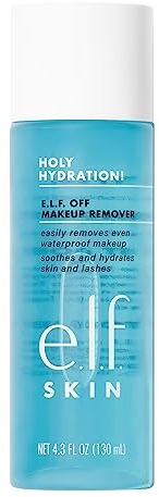 el.f. SKIN Holy Hydration! e.l.f. Off Makeup Remover, Flüssiger Makeup-Entferner für Augen-, Lippen- & Gesichts-Makeup, Sanfte Formel, Vegan & Tierversuchsfrei