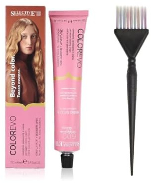 COLOREVO Haarfarbe 100ml 3 Stück plus Färbepinsel Spezial (7.0)