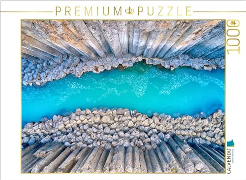 Puzzle · Stuðlagil | Canyon mit Basaltsäulen im Norden Islands · 1000 Teile · Lege-Größe 64 × 48 cm · CALVENDO Puzzle
