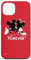 iPhone 13 Disney Mickey and Minnie Mouse Silhouettes Forever Red Case