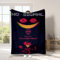Zhongkaihua Hazbin Decke mit Hotelmotiven, Charlie Morningstar Decke, Vaggie, Anime-Druck, weiche, flauschige Flanelldecke, Ruhedecke, Bettwäsche, Reisedecke, warmes Geschenk für Zuhause