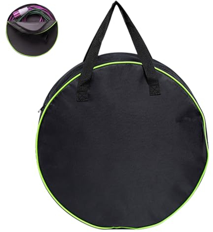 Vueinrg Ladekabel Tasche Elektroauto Ladekabeltasche Strapazierfähige Wasserabweisende Kabeltasche Transport- und Aufbewahrungstasche EV-Verlängerungskabel Tragetasche (42cm, Rund, Schwarz)