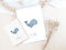 Personalisierte U-Heft Hülle und Impfpass Set mit Namen und Datum, Geschenk zur Geburt oder Babyparty