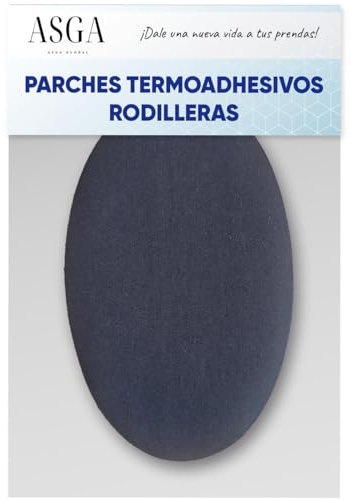 6 Rodilleras para pantalones. Azul marino. Parches termoadhesivos para reparacion de chandal de niños. Codera adhesiva para plancha. Knee patches. Parches adhesivos.